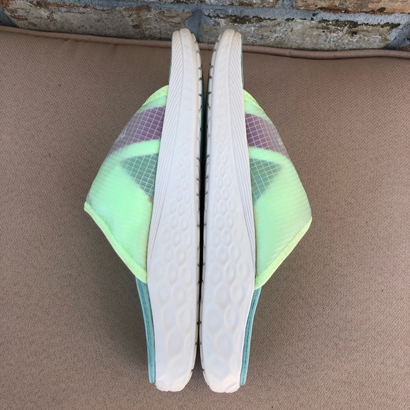 New Balance 360 Women's White/Mint/Magenta/Surf Slide Sandal Size 10 - Picture 4 of 11